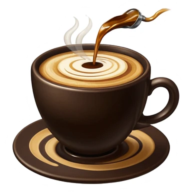 espresso with oil sticker