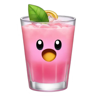 kirby drink sticker