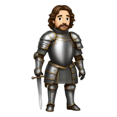Full-body-Charles-I-of-England-in-armor sticker