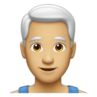 Homme sans cheveux sticker