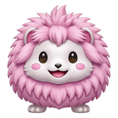 A cute kawaii pastel Fakémon-creature (full body) sticker