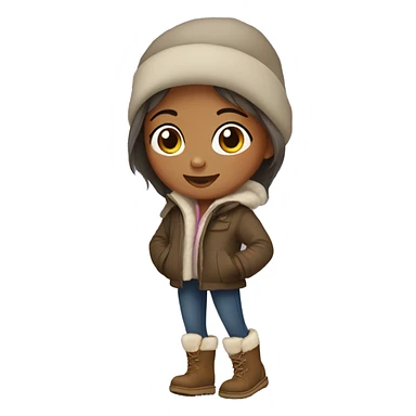 Girl with uggs sticker