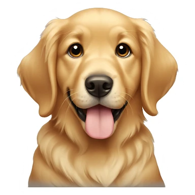 puppy golden retriever sticker