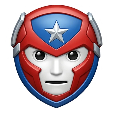 hazme un emojis del escudo del capitán América sticker