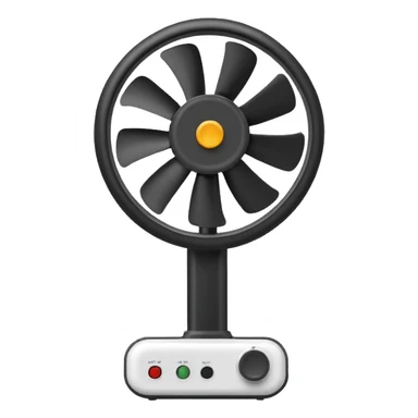 portable fan sticker