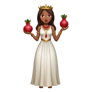 La diosa Tanit a cuerpo completo sticker