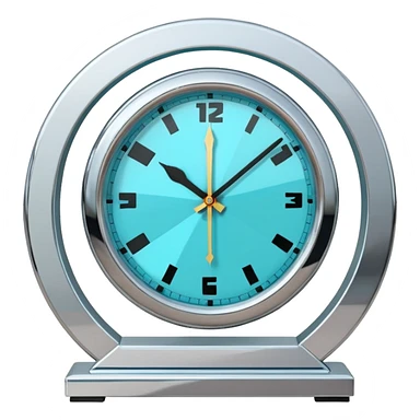 postmodern mantel clock sticker