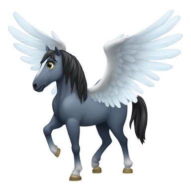 Horse with wings  sticker