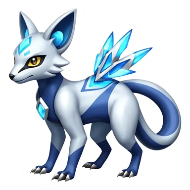 Futuristic Genet-Absol-Dialga-Zeraora-Primagen-fusion-creature  sticker