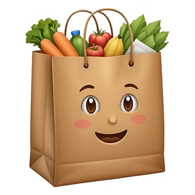  grocery bag sticker