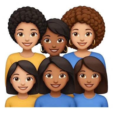 Black women friend sticker