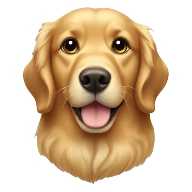 golden retriever with brown bow sticker