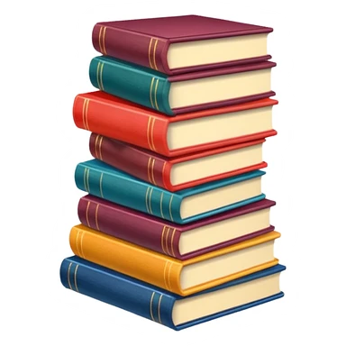 Emoji de libros sticker