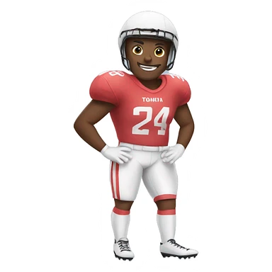 Football player in ballerina shoes  sticker