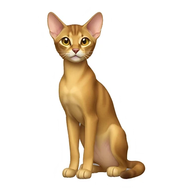 Chausie Cat Breed Full Body sticker