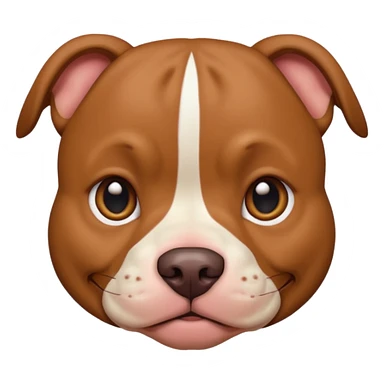Un pitbull de carita tierna  sticker