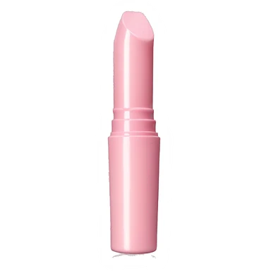 Pastel pink colored lip gloss tube sticker