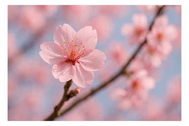 sakura cherry blossom flower sticker