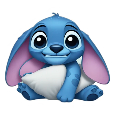 Sleeping stitch disney sticker