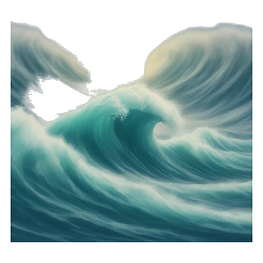 Waves sticker