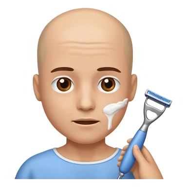 shaving head sticker