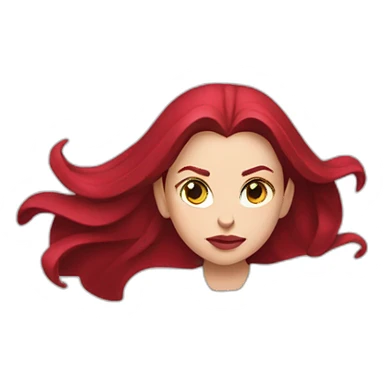 The scarlet witch sticker