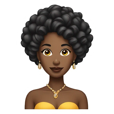 pampered black woman  sticker