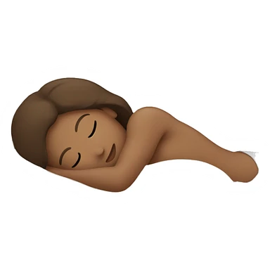 brown hair girl sleeping with a blanket sticker