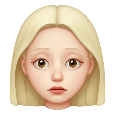 Persona enferma con cara de enferma  sticker