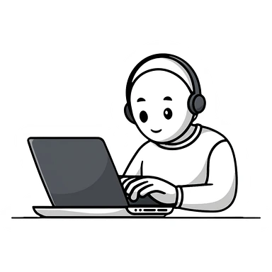 digital nomad working remotely sticker