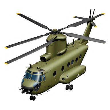 CH-47 Chinook Helicopter - boeing sticker