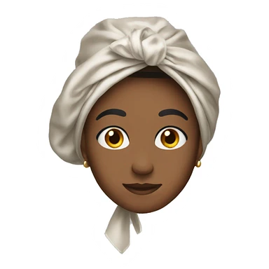 satin bonnet sticker