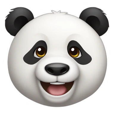 Happy panda sticker