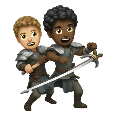 Sword fight sticker