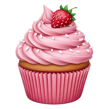 strawberry cupcake sticker