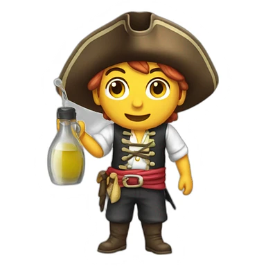 Cocinero pirata sticker