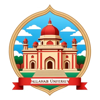 I want the emoji of the logo of allahabad university sticker
