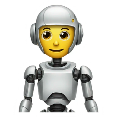 robot resume sticker