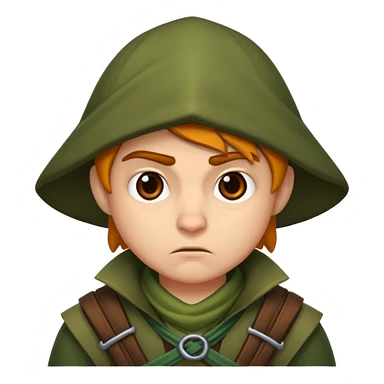 forest rogue character unimpressed stop look sticker