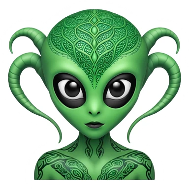 fantastic alien sticker
