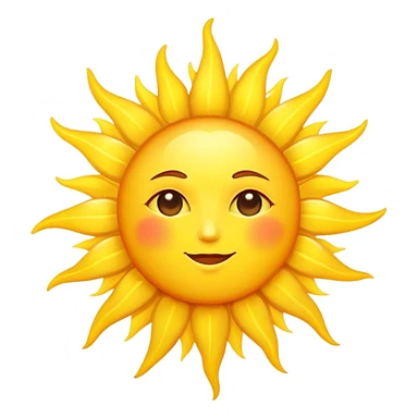 Heart Sun sticker