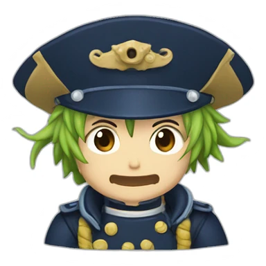 Haguar D. Sauro, a marine in OnePiece Ohara sticker