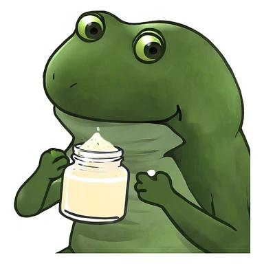 Powder dip jar for manicure sticker