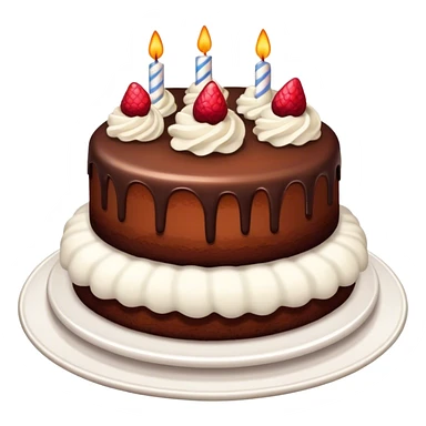 Cake on a plate with legs sticker