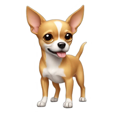 Chihuahua dog muscle sticker