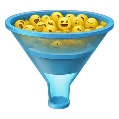 sales funnel  sticker
