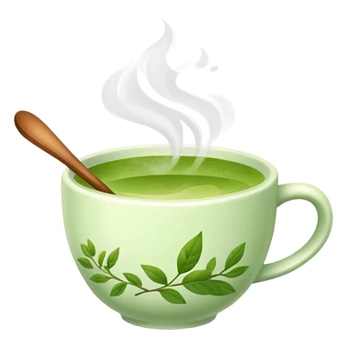 matcha cup sticker