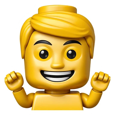 a lego character sticker