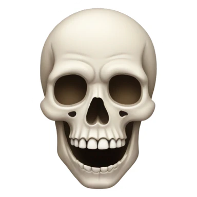 a gay skull emoji  sticker