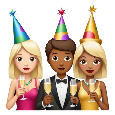 happy moments with friends sticker